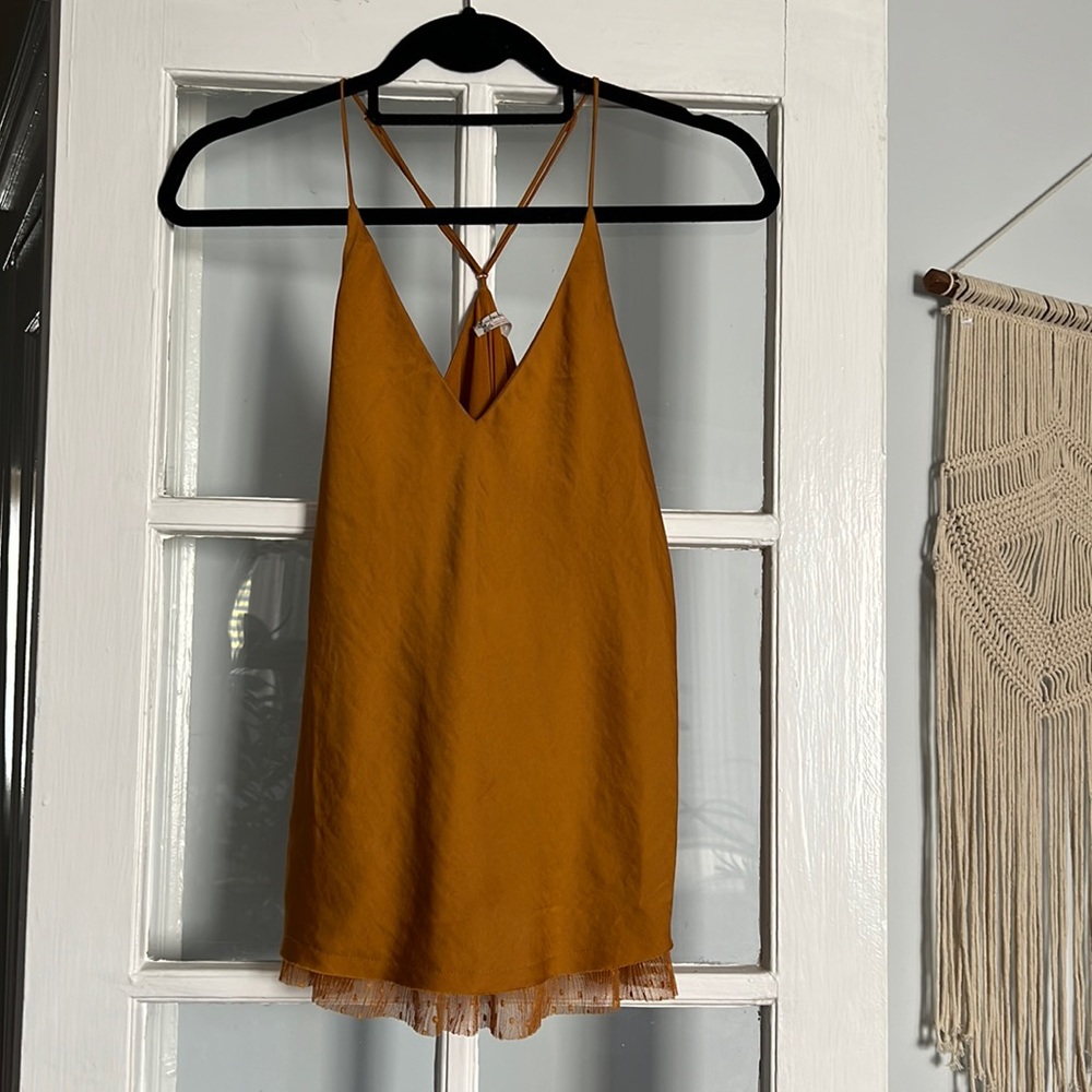 Never worn Intimately Free People Gold Tank - great condition